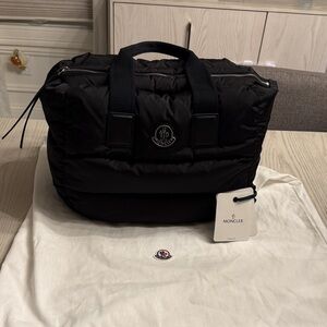 Moncler Classic Black Duffel Bag